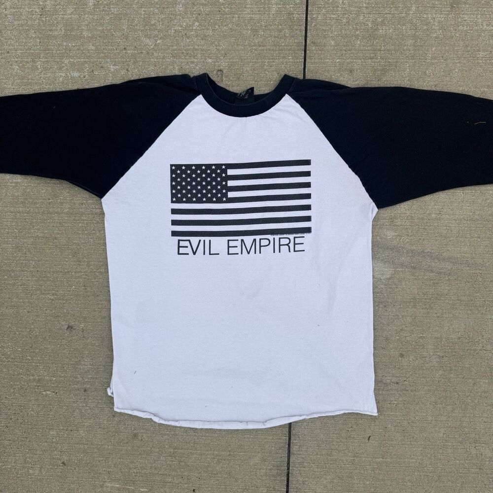 Vintage Rage Against The Machine Evil Empire Band Shirt XL 1996 Giant Tag Flag